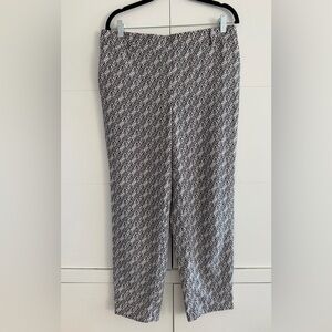 Chico's Monochrome Animal Print Pants